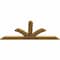 Ekena Millwork Richland Rough Sawn Timber Gable Bracket, Western Red Cedar, 84"W x 35"H x 2"D x 6"F, 10/12 Pitch GBW084X35X0206RIC00RWR - alternate 4